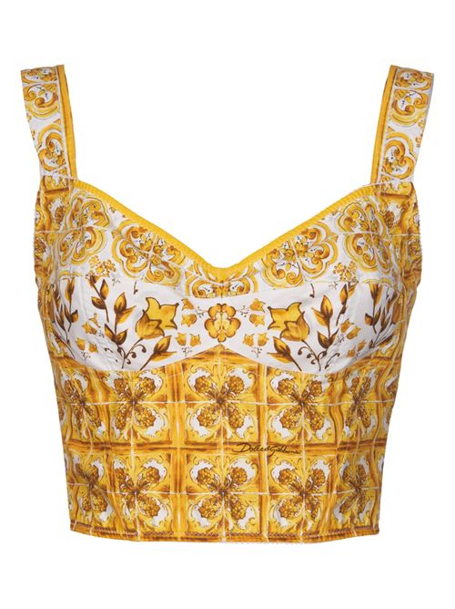 bustier top DOLCE & GABBANA | F7W98THH5EAHG3TN